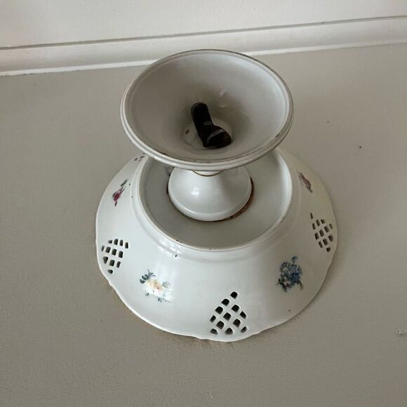 Schumann Bavaria Chateau Dresden Royal Dresner Art Footed Bowl - Picture 4 of 8